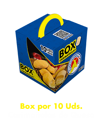 Box por 10 Uds. Carimañolas de Queso