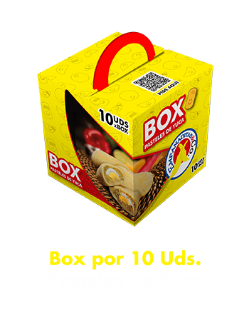 Box por 10 Uds. Pasteles de Yuca